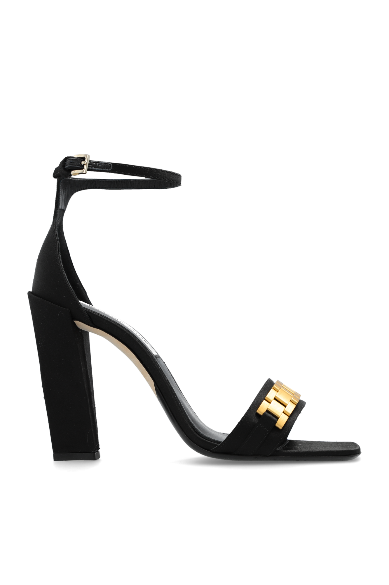 Victoria Beckham Heeled sandals in satin Women's Shoes Vitkac